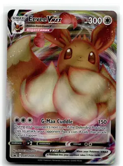 Eevee VMAX SWSH087 Holo Promo Sword & Shield Promo Pokemon NM b6 #2 - Image 1