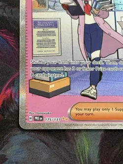 Pokemon Prismatic Evolutions #175/131 Lacey Special Illustration Rare SIR Holo - Image 4