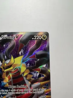 Pokemon Company Giratina V 185/196 Swsh11 Lost Origin UR Holo FA 220HP EN - Image 4