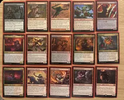 Budget Casual MTG Commander Deck Red Black Goblin Tribal Garna Bloodfist Of Keld - Image 2