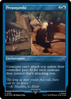 🧙Propaganda U 0195 Etched FOIL ACR MTG - Image 1