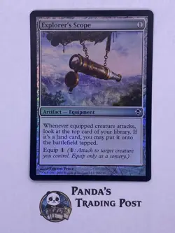 MTG Explorer's Scope Zendikar Foil - Image 1