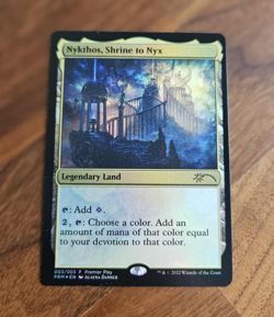 Nykthos, Shrime to Nyx - PROMO FOIL - NM - MTG - Image 1