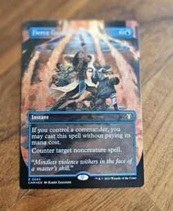 Fierce Guardianship - BORDERLESS FOIL - NM - MTG - Image 1