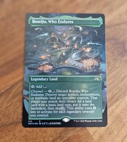 Boseiju, Who Endures - BORDERLESS FOIL - NM - MTG - Image 1
