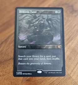 Demonic Tutor - ETCHED FOIL - NM - MTG - Image 1