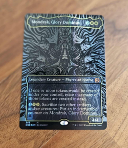 Mondrak,Glory Dominus - OIL SLICK FOIL - NM - MTG - Image 1