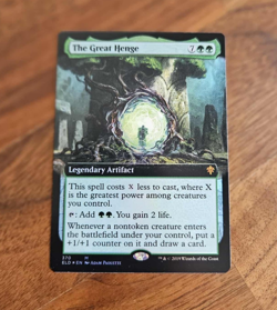 The Great Henge - BORDERLESS FOIL - NM - MTG - Image 1