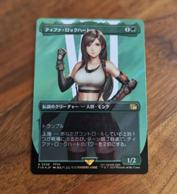 Tifa Lockhart - BORDERLESS SURGE FOIL - NM - MTG - Image 1