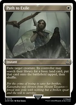 ðŸ§™Path To Exile U 0178 Etched FOIL ACR MTG - Image 1