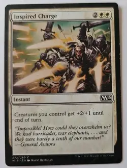 MTG Magic The Gathering Card Inspired Charge Instant White M15 - Image 1
