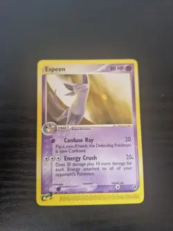Espeon 16/100 EX Sandstorm Rare Non Holo Pokemon Card - Image 1