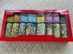 Pokemon Prismatic Evolutions Mini Tin 8-pack w Promo Cards IN HAND - Image 2