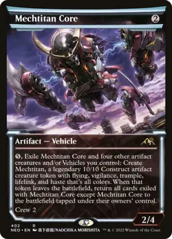 NM - Foil - Mechtitan Core (Showcase) - 402 - Kamigawa: Neon Dynasty - Image 1