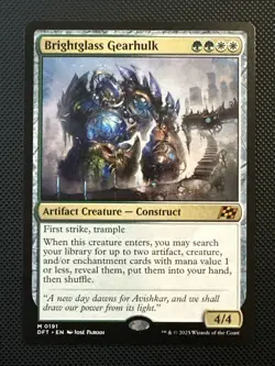 MTG - Brightglass Gearhulk - Aetherdrift Regular #0191 - Unplayed - Image 1