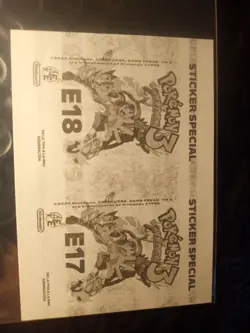 Green Cracked Ice Pokemon Peru Vol 1 Pokedex Sticker Zacian & Zamazenta - Image 3