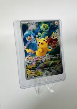 Pokemon Pikachu Adventuring Together SVP027 Holo Black Star Promo Sealed - Image 2