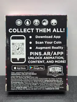 MTG Pinfinity Secrets of Strixhaven AR-Enhanced Coin WPN Exclusive Sealed - Image 2