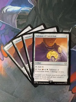 Talisman of Conviction x 4 | 7% Off 2+ | UB: Lord of the Rings | NM | MTG - Image 1