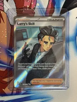 Pokemon Prismatic Evolutions Larry’s Skill Trainer Ultra Rare Full Art 139/131 - Image 1