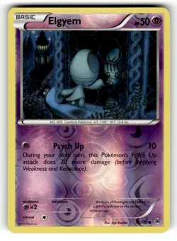 Elgyem 73/162 Common BREAKthrough Reverse Holo Pokemon Near Mint - Image 1