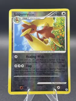 2007 Pokemon Lopunny 30/130 Diamond and Pearl Reverse Holo - Image 1