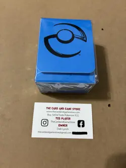 Pokemon Pokemon Professor Program TCG Promo Blue Deck Box Sealed - Image 1