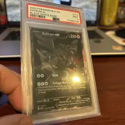Pokemon 2025 Zekrom ex 172/086 Black White Rare Black Bolt PSA 9 - Image 2