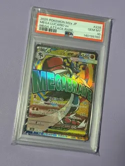 US SELLER PSA 10 Mega Lucario ex 228/193 MEGA Dream ex M2a Japanese MA - Image 1