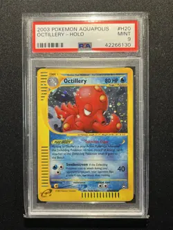 2003 Pokemon Aquapolis - Octillery Holo #H20 MINT PSA 9 - Image 1