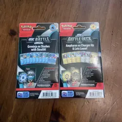 Pokemon TCG EX Battle Deck Greninja and Ampharos Set of 2 - Image 2