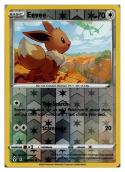 Eevee 125/203 Evolving Skies Common Pokemon NM - Image 1