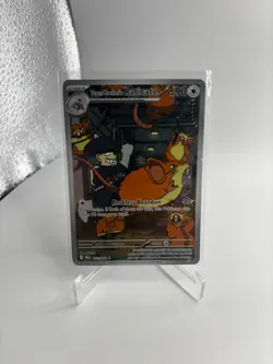 Pokemon TCG Team Rockets Raticate Card 202/182 Destined Rivals Illustration - Image 1