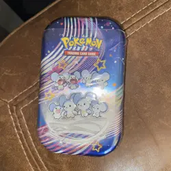 NEW POKEMON TCG SCARLET & VIOLET PALDEAN FATES MINI TIN SHINY MAUSHOLD - Image 3