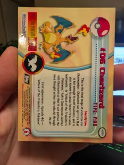 Topps Pokemon Topps English Charizard 06 Holo Pokemon TCG Card - Image 2
