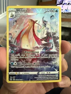 Pokemon TCG Milotic TG02/TG30 Holofoil SWSH12: Silver Tempest Trainer Gallery - Image 1