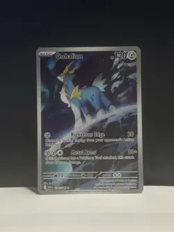 Pokemon Cobalion TCG Black Bolt Holo Card 144/086 Sv: Black - Image 1