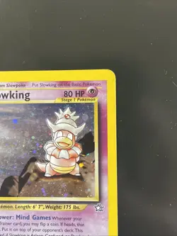 Pokemon TCG Slowking 14/111 Neo Genesis Holo Rare English First Edition - Image 3