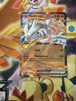 Reshiram EX 020/086 Full Art NM/M English White Flare Pokemon Card - Image 1