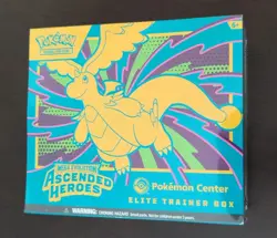 Ascended Heroes Pokemon Center Elite Trainer Box ETB w/ Protector - Image 1