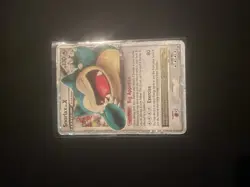 Pokemon TCG Snorlax LV.X Rising Rivals Holo Card 111/111 HP!! Read description - Image 1