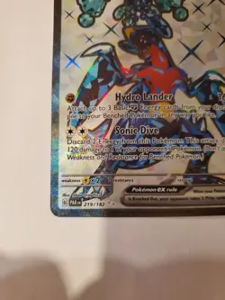 Garchomp EX Pokemon Paradox Rift 219/182 Ultra Rare Full Art SV NM - Image 5