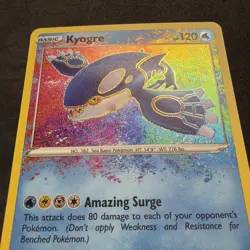 Pokemon Kyogre 021/072 Amazing Rare Shining Fates NM - Image 2
