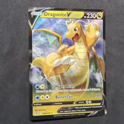 Dragonite V 049/078 Holo V Rare Pokemon GO Pokemon Holo - Image 1