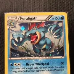 Feraligatr 17/119 Rare Cosmos Holo Phantom Forces Pokemon LP - Image 2