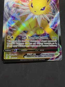 Jolteon VMAX 051/203 Holo Evolving Skies Pokemon Card - Image 4