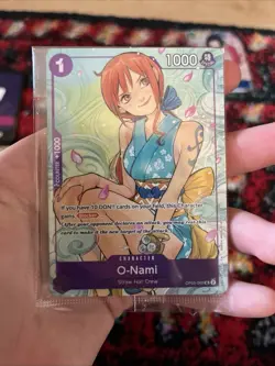 Bandai One Piece CCG O-Nami OP05-062 Character Card Special Foil English - Image 1