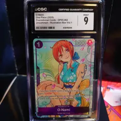 CGC MINT 9 English One Piece English O-Nami OP05-062 Illustration Box Vol. 1 - Image 1