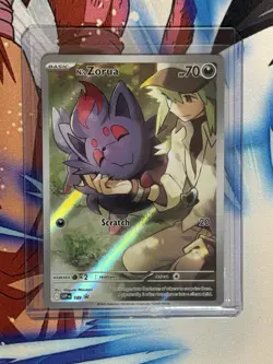 Pokemon Journey Together ETB Promo N’s Zorua Illustration Rare 189 - Image 1
