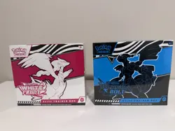 Pokemon Scarlet & Violet: White Flare and Black Bolt ETB Bundle Brand New Sealed - Image 1
